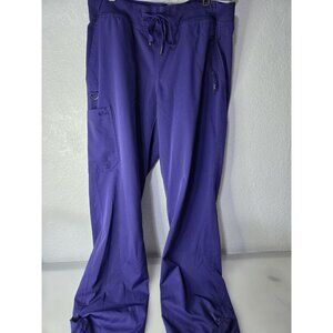 Ava Therese Pants Womens Medium Scrub Cargo Pockets Stretch Drawstring 3018